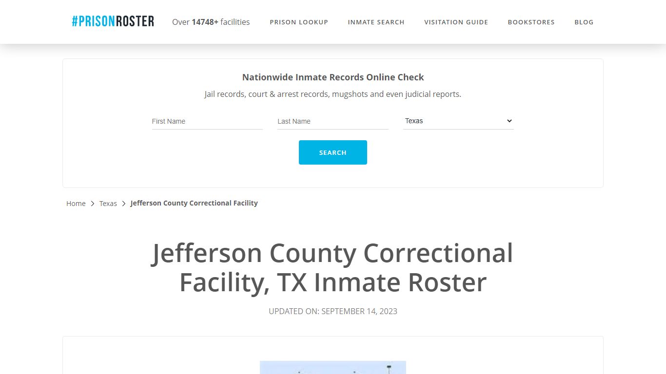 Jefferson County Correctional Facility, TX Inmate Roster - Prisonroster